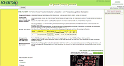Desktop Screenshot of pcb-factory.de